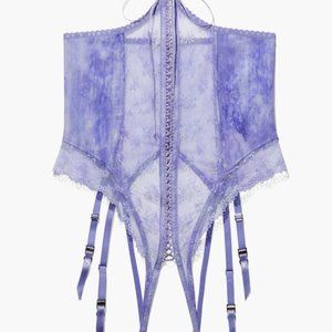 Watercolor Tie Dye Cupless & Crotchless Teddy